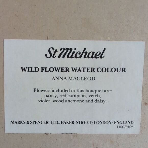 Anna Macleod Floral Bouquet Water Color Framed Art Picture - Picture 4 of 13